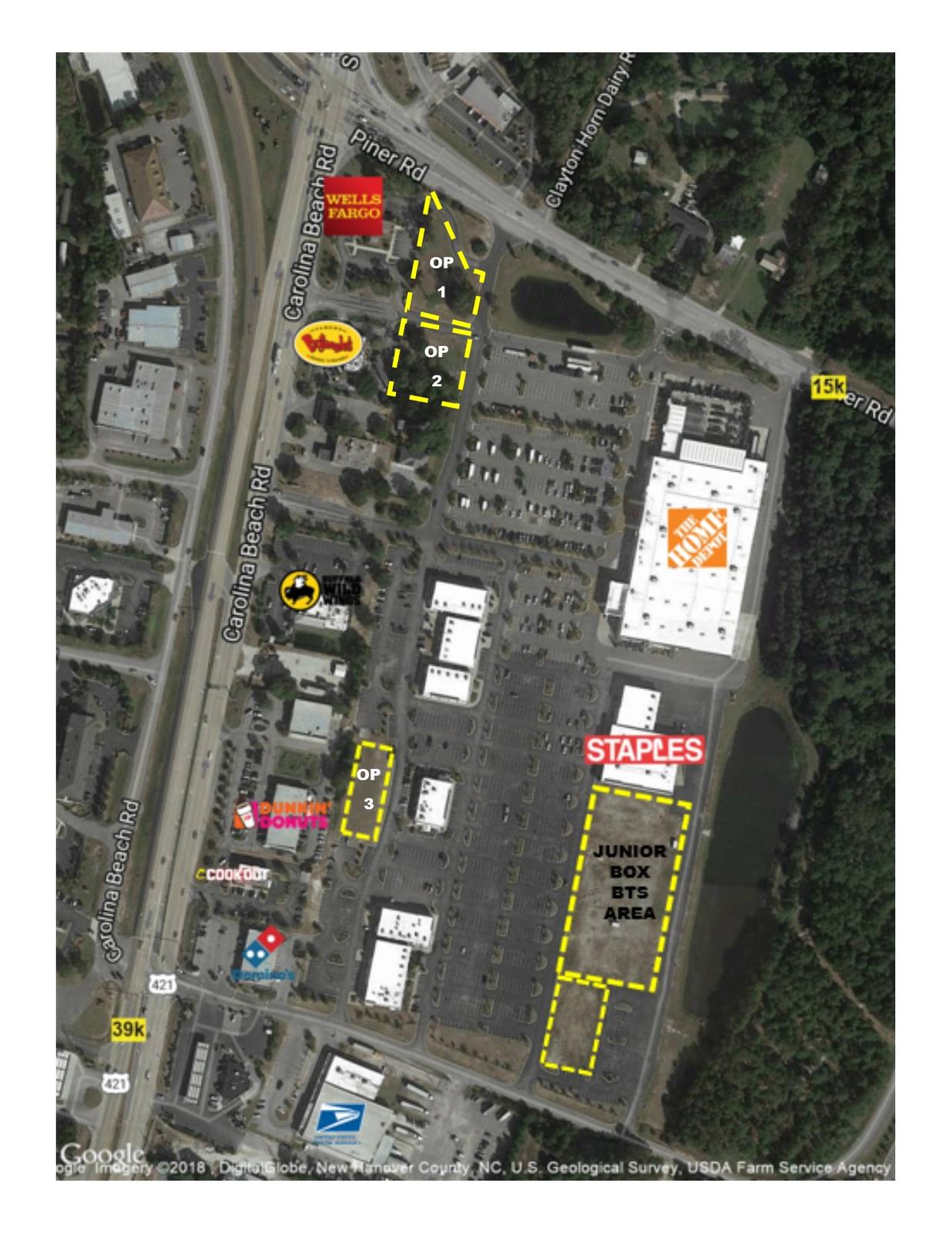 Wilmington NC Myrtle Grove Retail Space Big V
